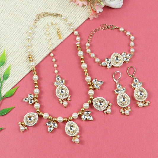 Kundan Stone Ethnic Jewellery Set