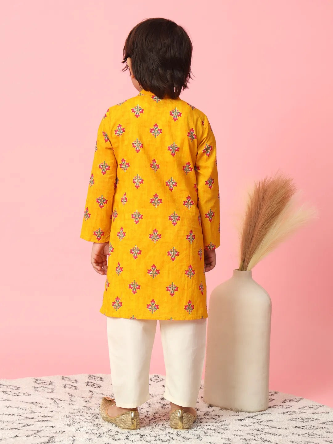 Mustard Color Kurta and Pajama