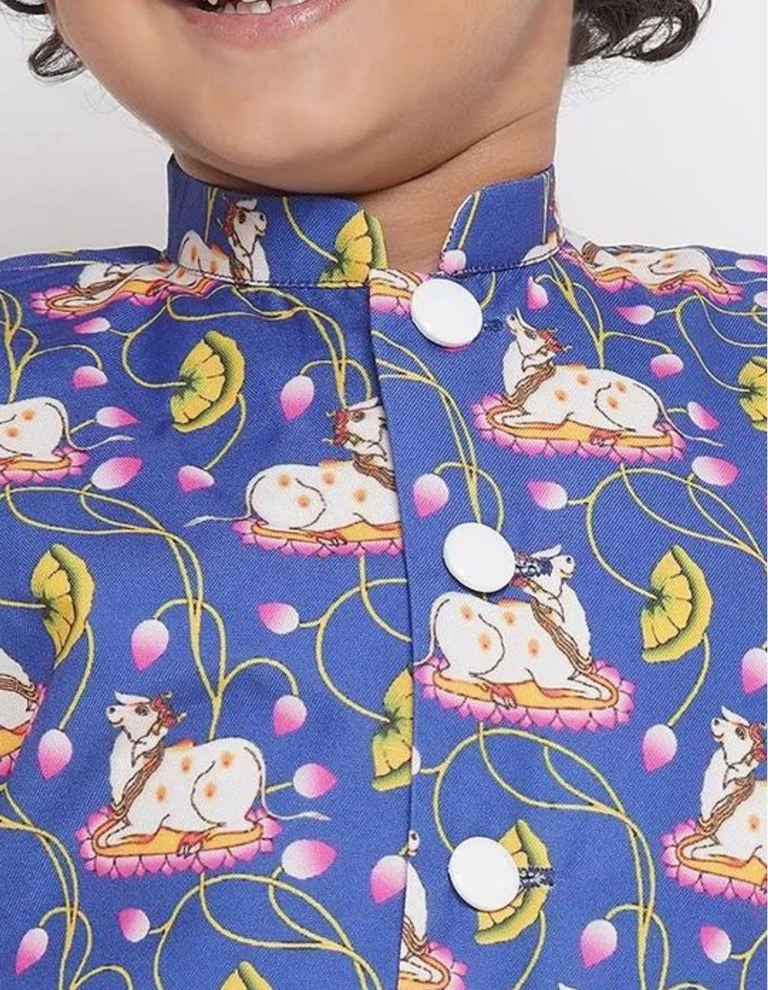 Royal Blue Color Dhoti Kurta with Jacket