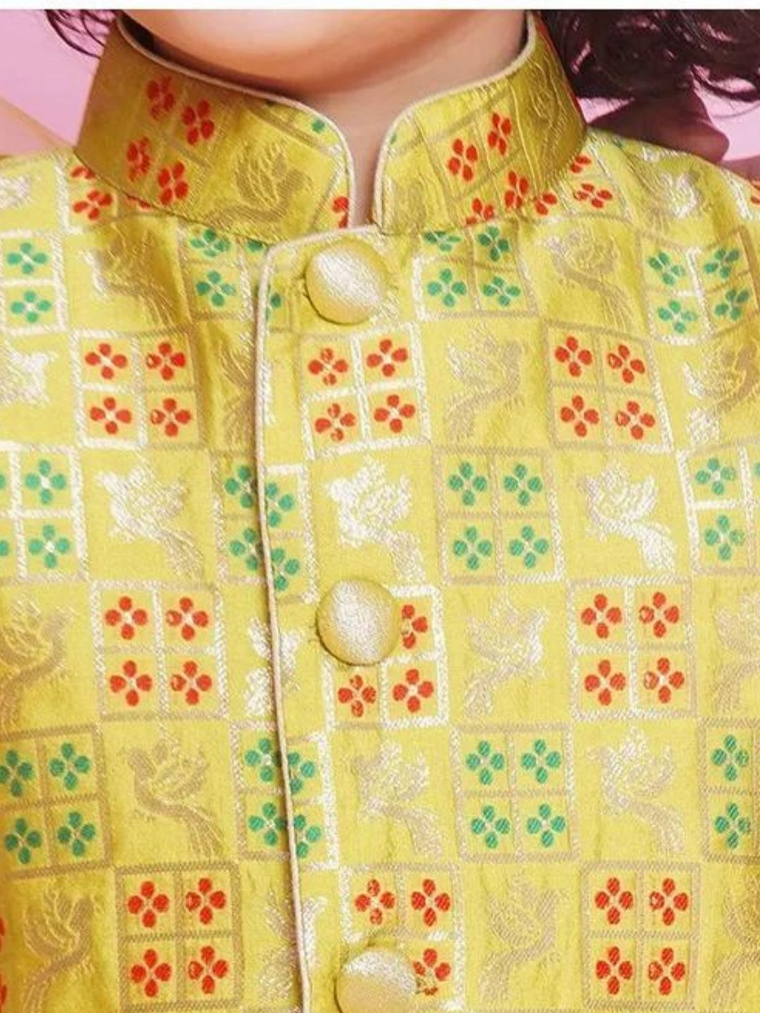 Mustard Color Dhoti Kurta With Jacket