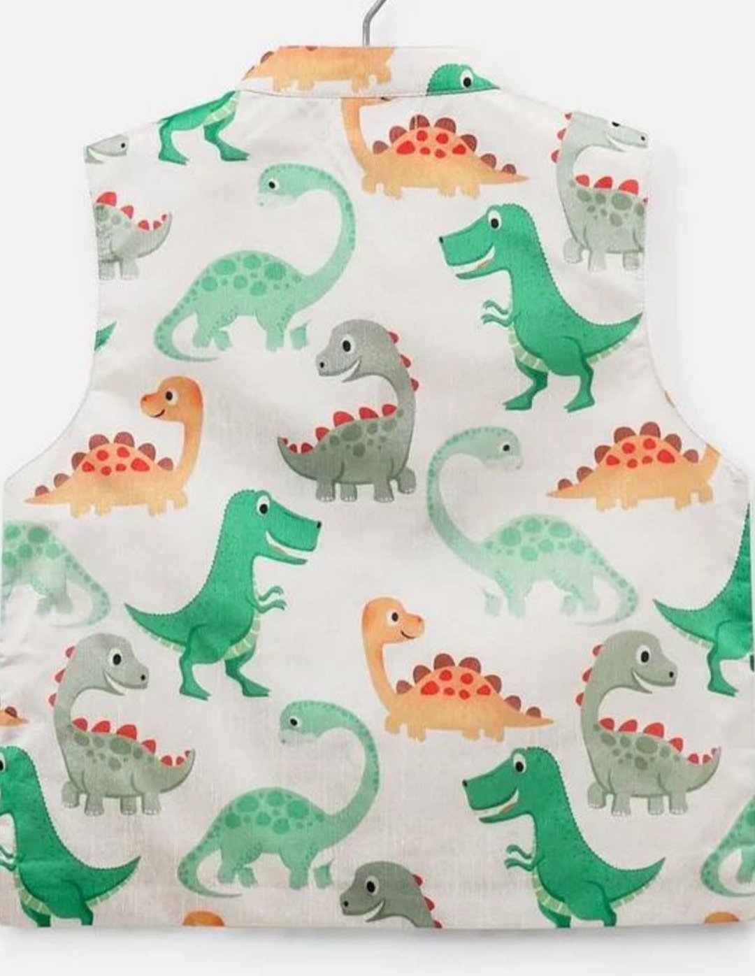 Green Dino Kurta And Pyjama Set