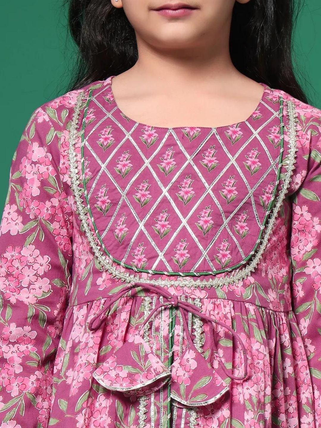 Burgundy Color Kurti With Sharara
