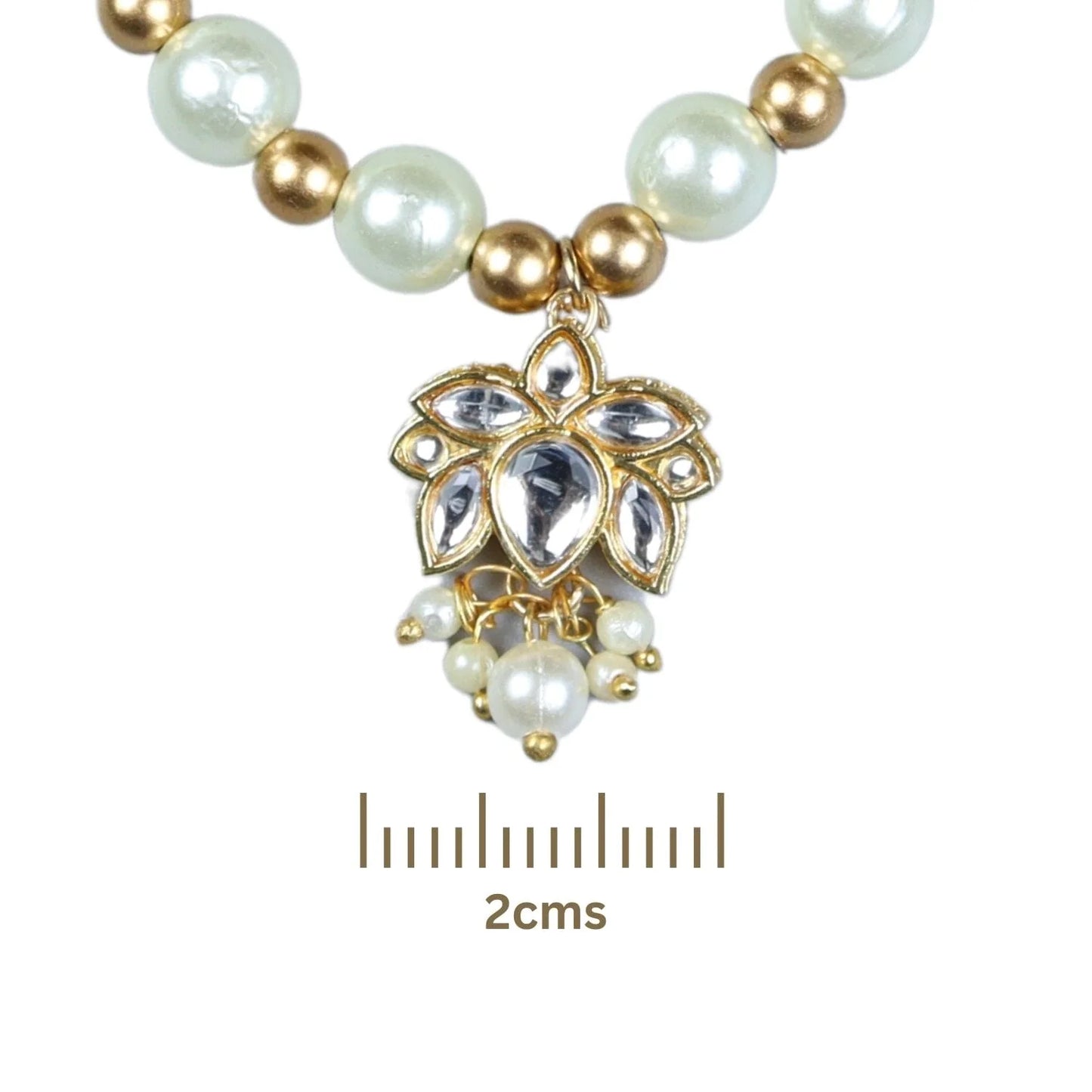 Kundan Stone Ethnic Beaded Bracelet