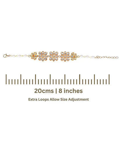 Kundan Stone Ethnic Bracelet