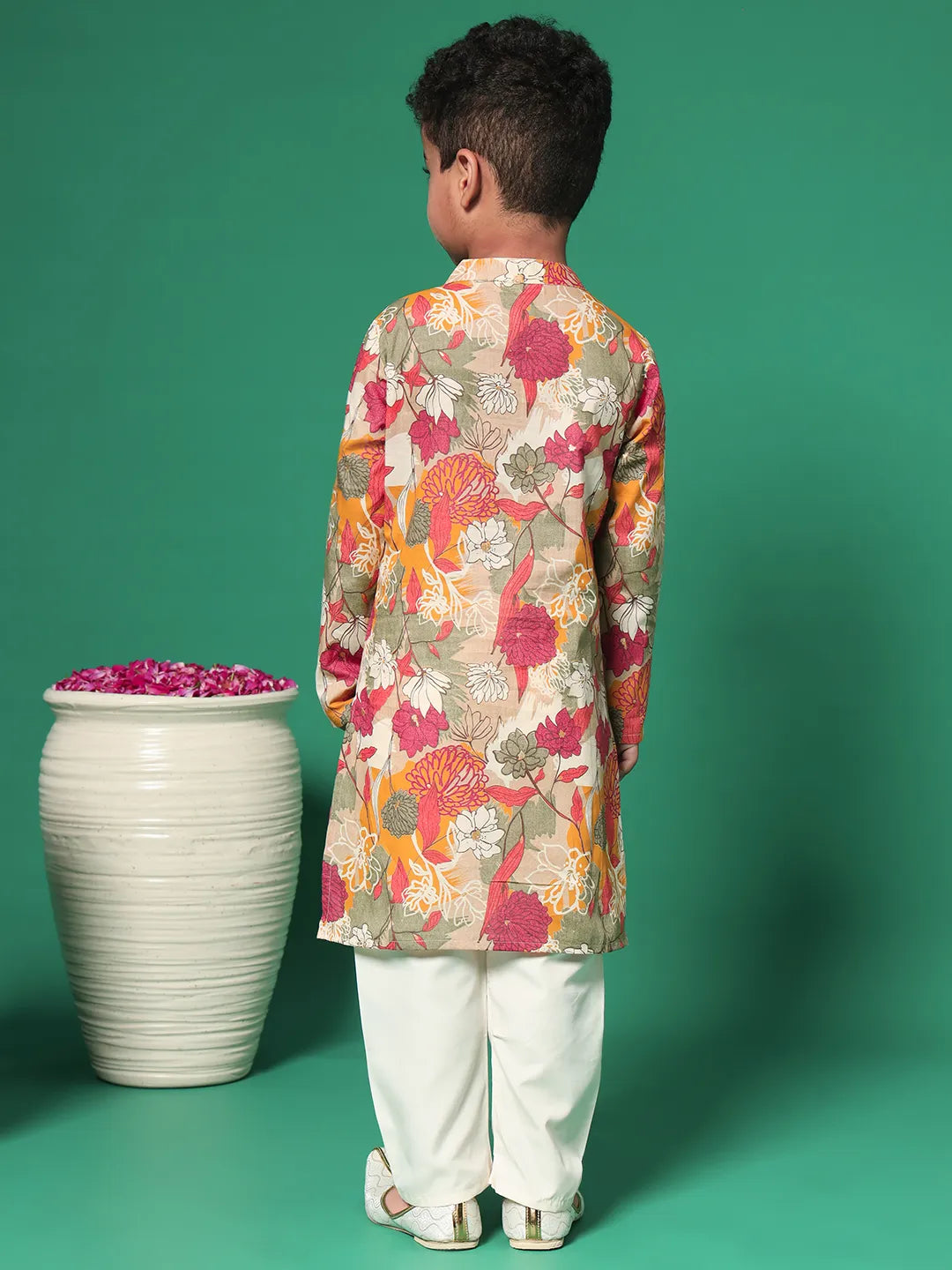 Mustard Kurta and Pyjama