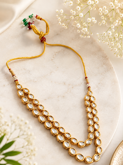 Reversible Kundan necklace