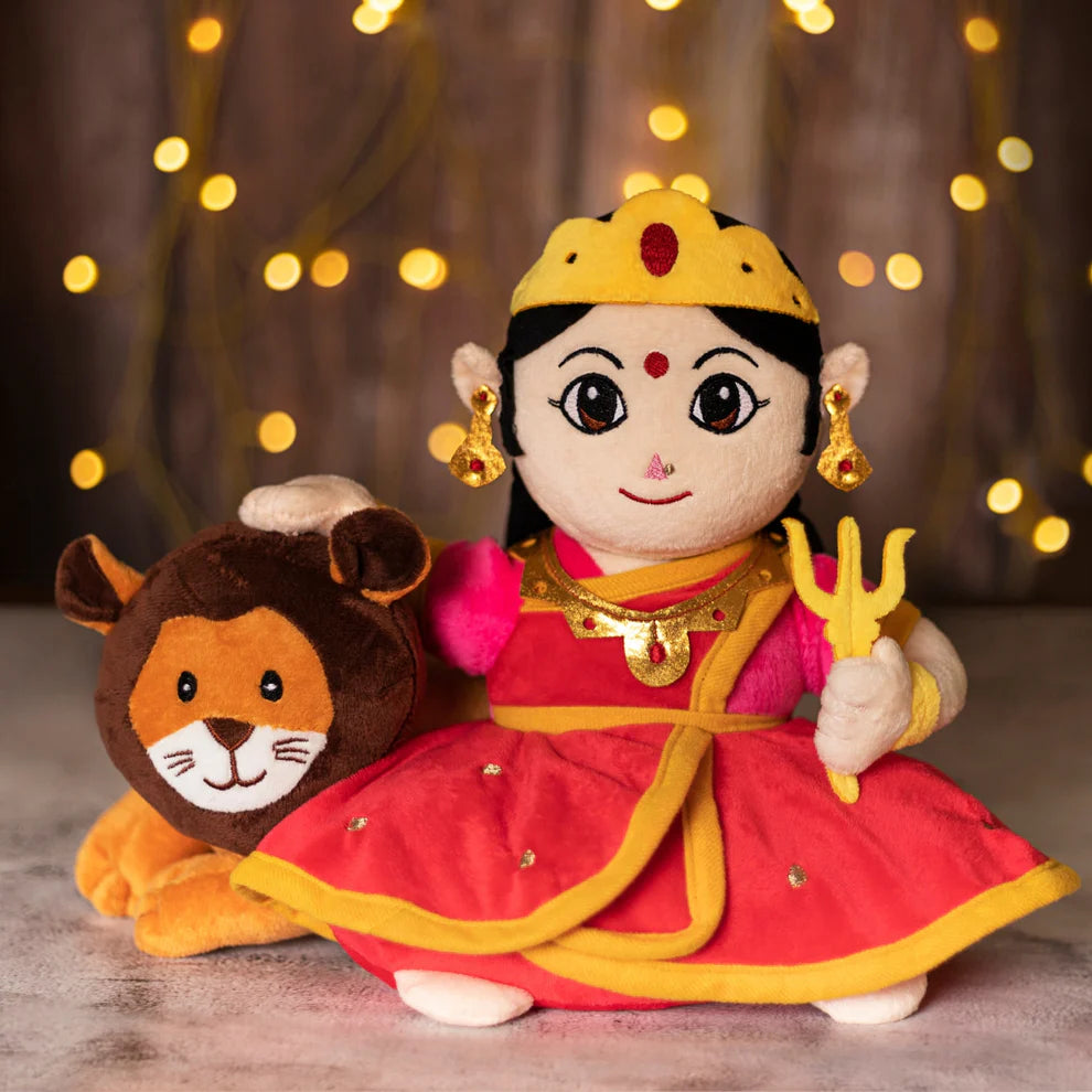 Mantra Chanting Devi Durga (Medium) Musical Soft Plush Toy